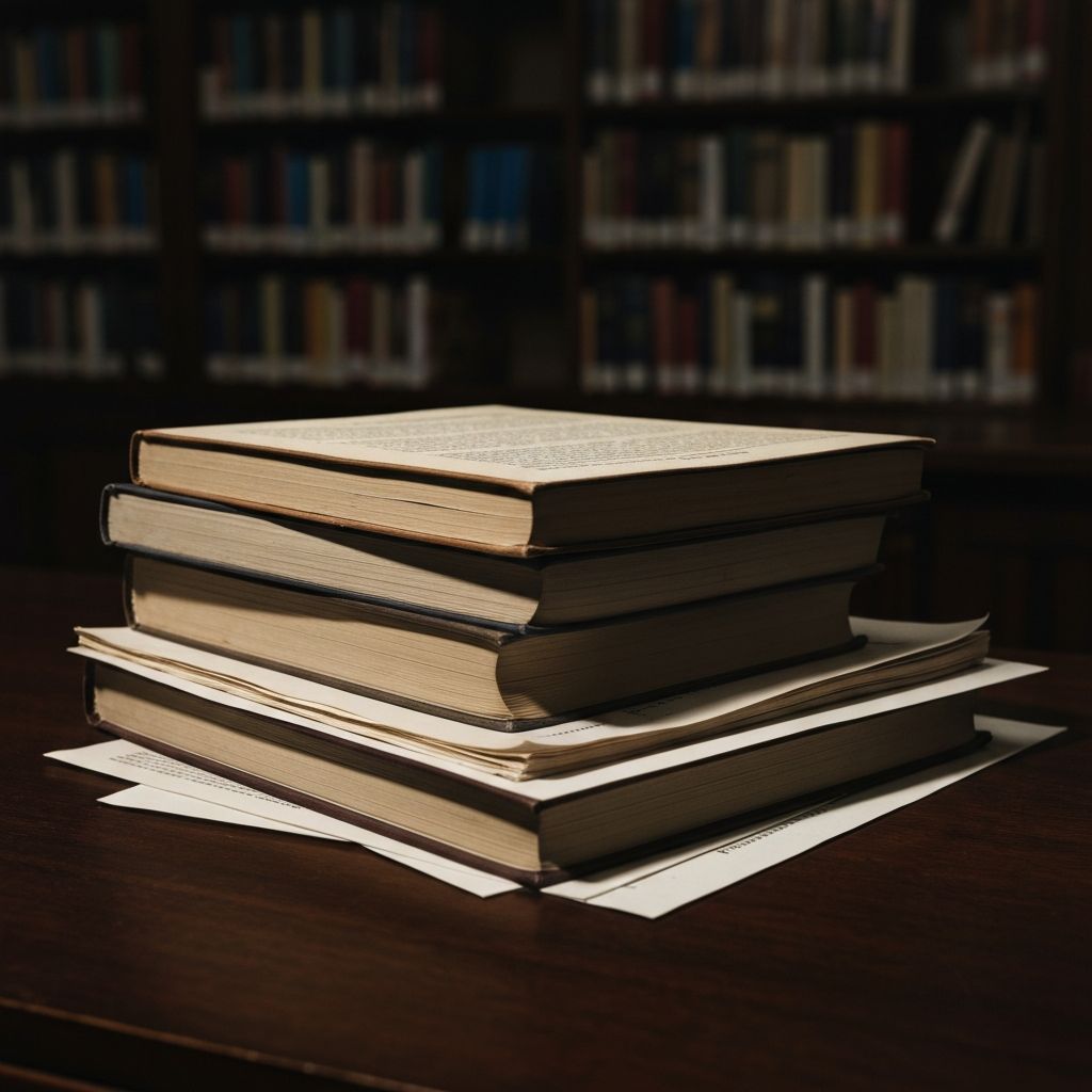 Tudományos könyvtár és kutatási materiálok